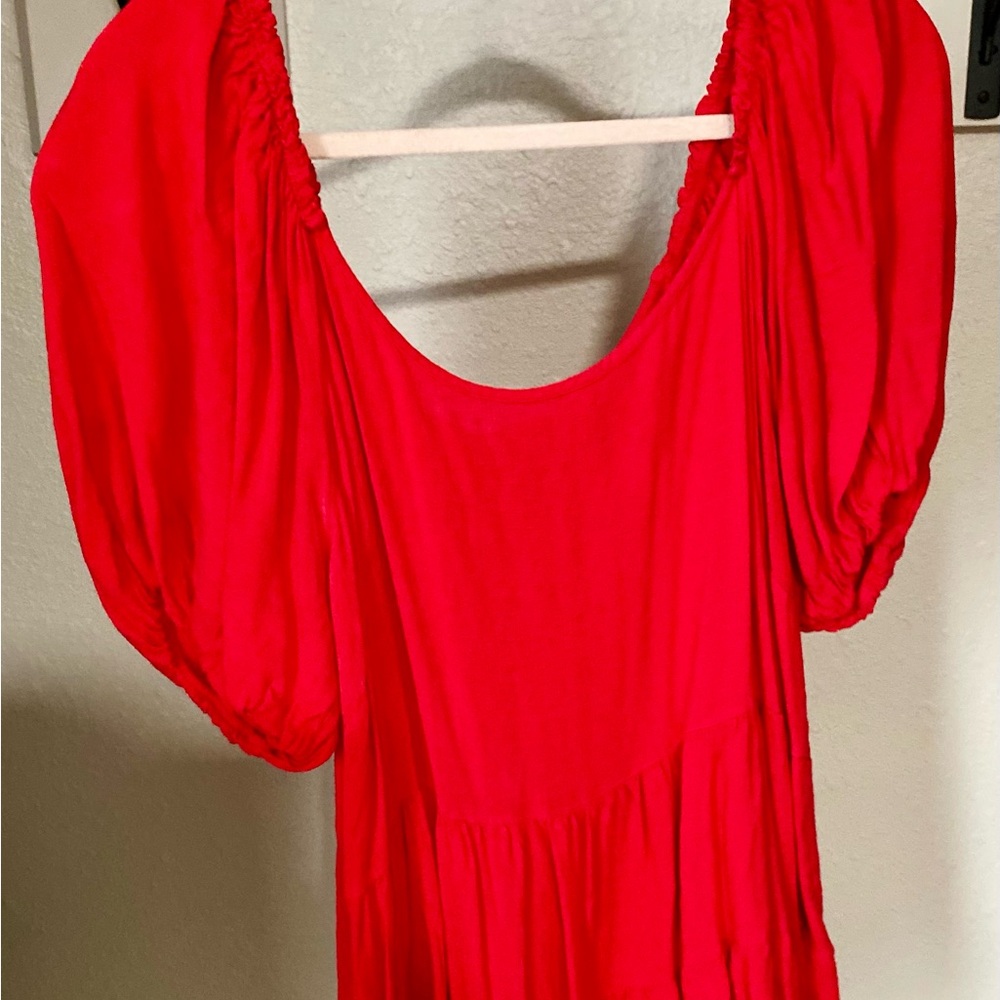 Altar’d State’s “A beautiful soul” Elegant Red Blouse